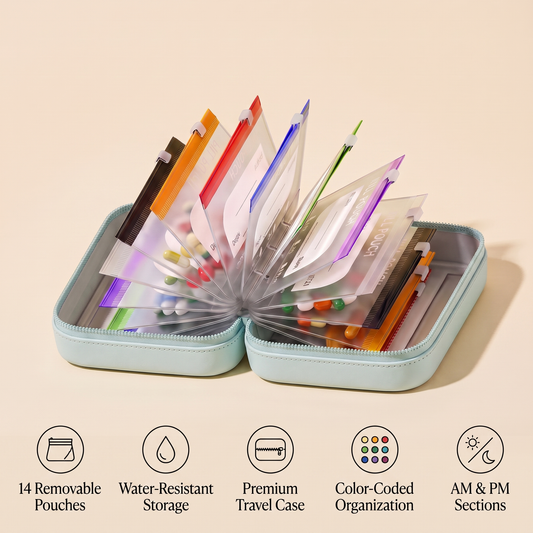 PillPort™ Smart Weekly Organizer