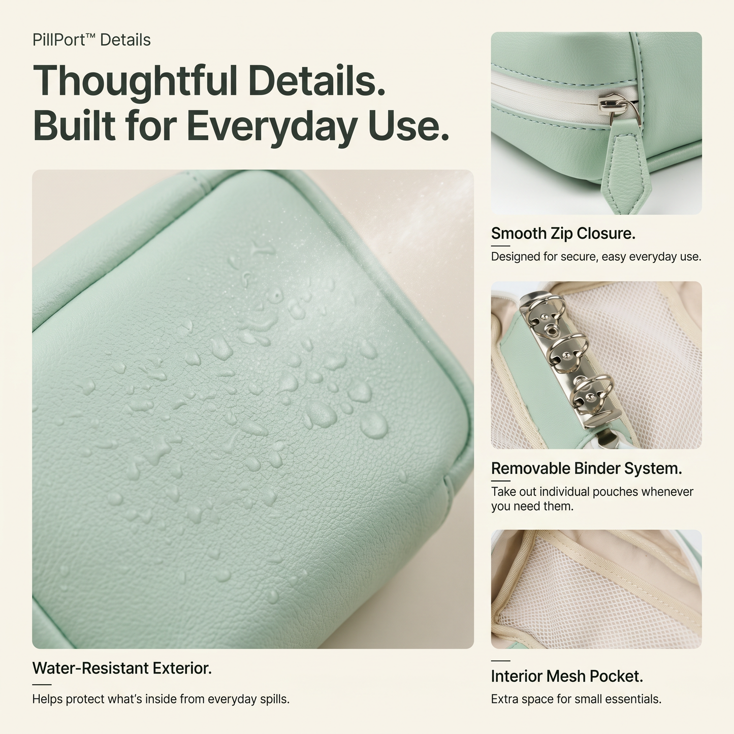 PillPort™ Smart Weekly Organizer